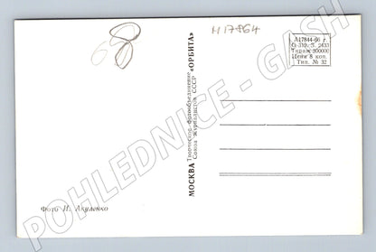Pohlednice Moskva Kreml zima Spasská věž SSSR 1966 (M17864)