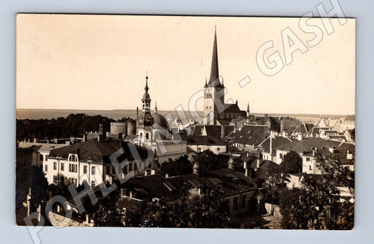 Pohlednice Tallinn historické panorama města zaslaná do Prahy (M17893)