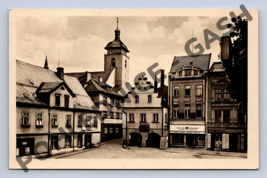 Pohlednice Česká Kamenice raz 1943 (M1793)