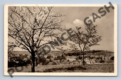Pohlednice Hořice v Podkrkonoší celkový pohled zaslaná 1949 (M1794)