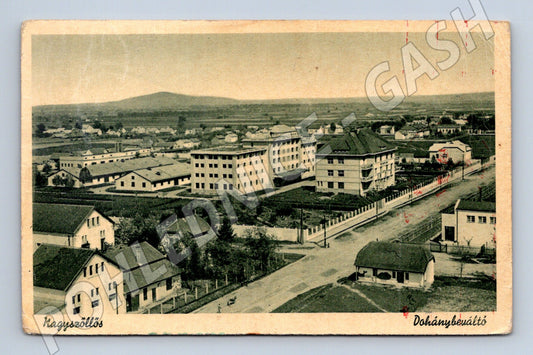 Pohlednice Nagyszöllős tabáková továrna 3 říše (M17989)