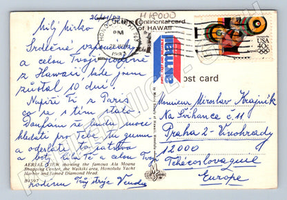 Pohlednice Havaj Honolulu Waikiki 1983 (M18000)