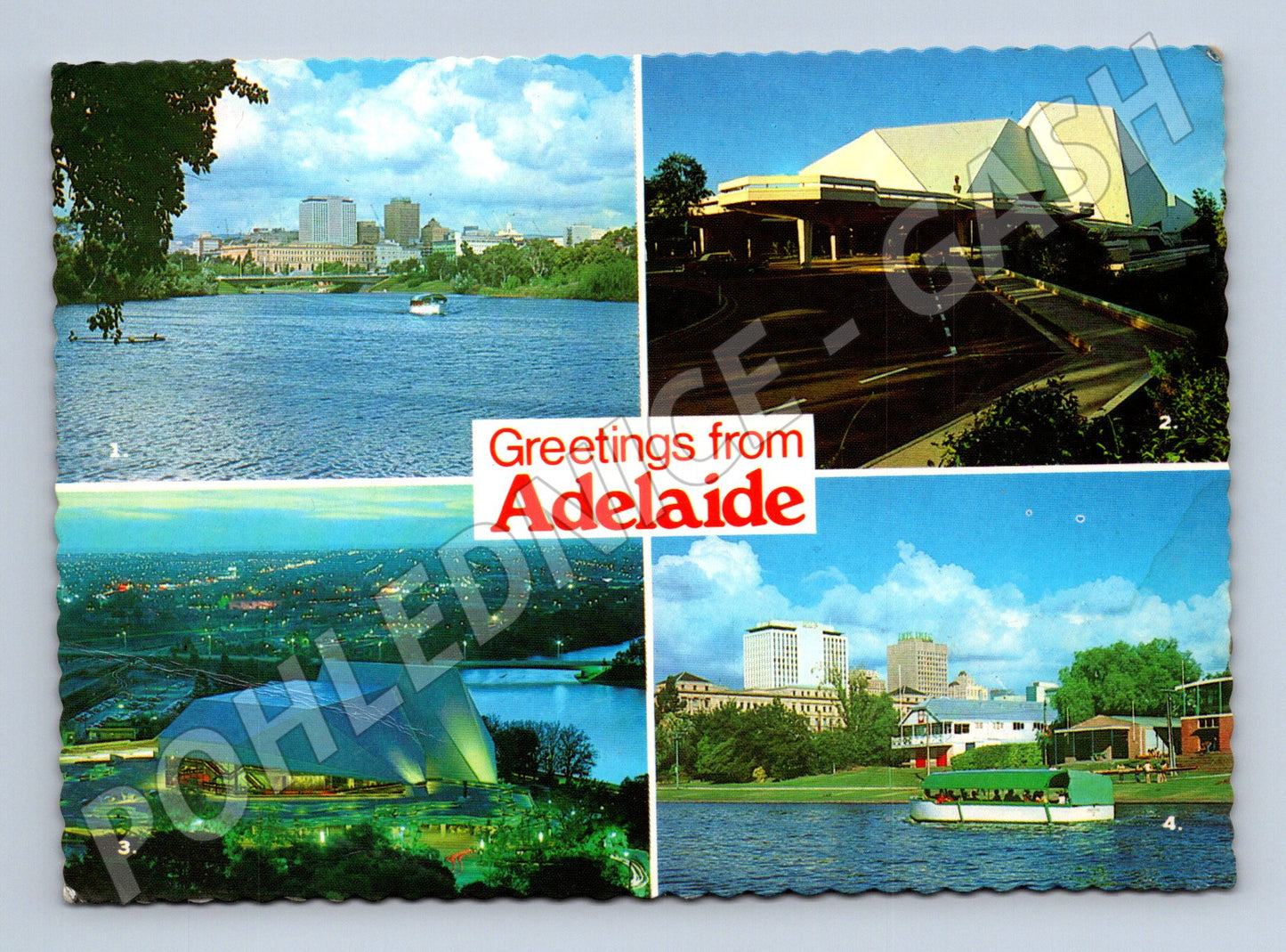Pohlednice Adelaide Austrálie 1984 více záběrů (M18002)