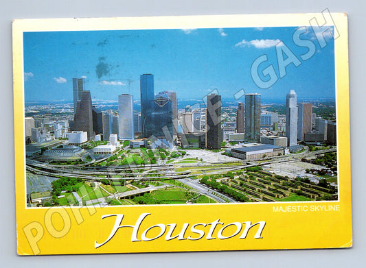 Pohlednice Houston panorama města 1994 (M18006)