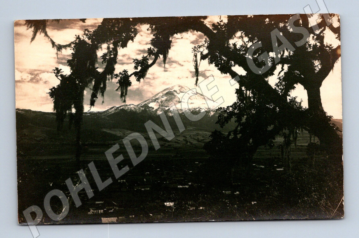 Pohlednice Mexiko Popocatépetl Amecameca (M18010)