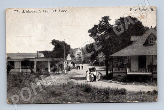 Pohlednice Fox Lake Illinois Nippersink Lake (M18014)