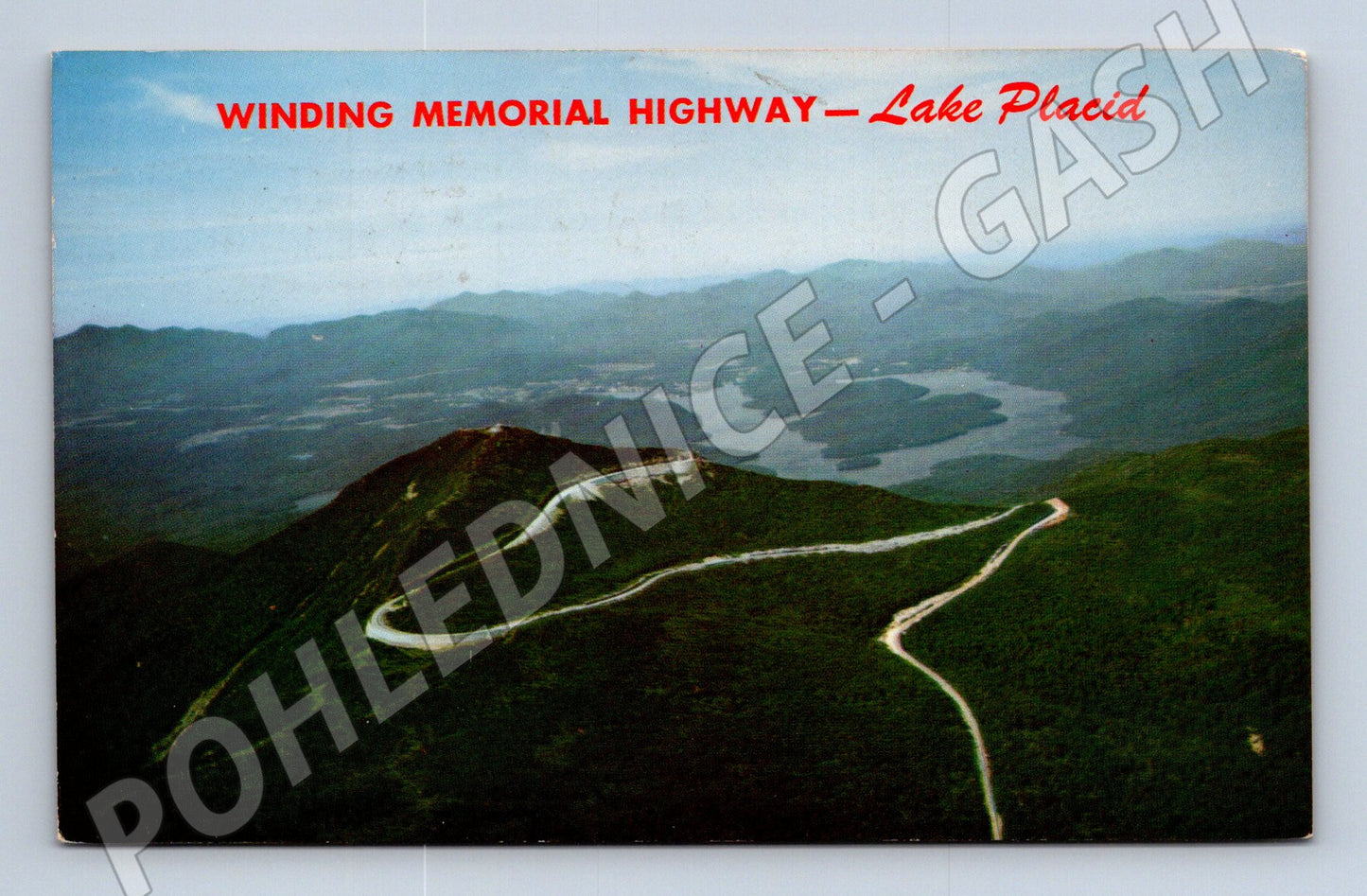 Pohlednice Lake Placid Memorial Highway 1961 (M18016)
