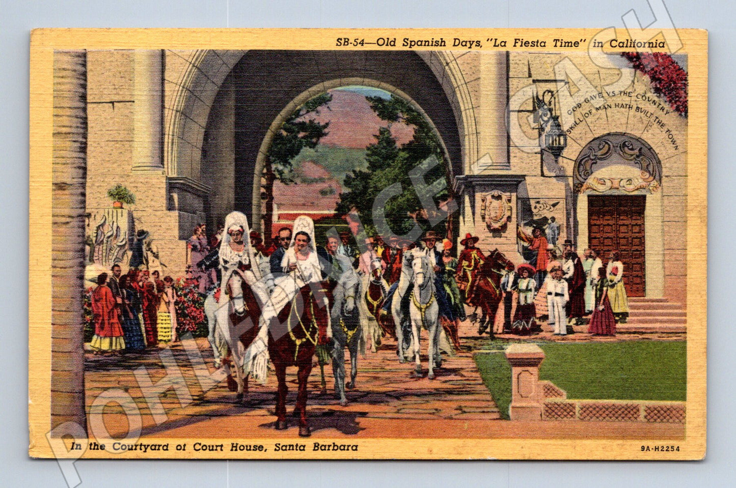 Pohlednice Santa Barbara La Fiesta USA (M18021)