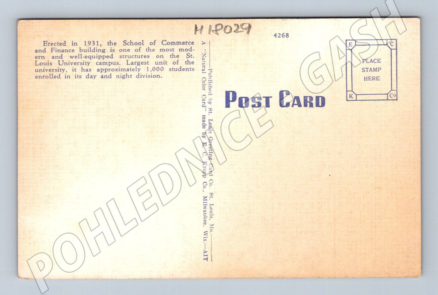Pohlednice St Louis University USA (M18029)