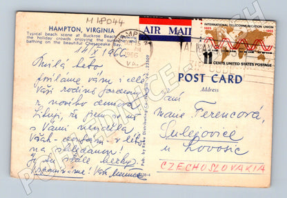 Pohlednice Buckroe Beach Virginia 1966 (M18044)