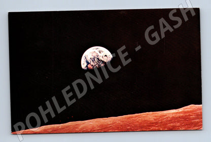 Pohlednice Apollo 8 Východ Země NASA 1968 (M18047)