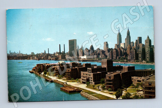Pohlednice New York Manhattan skyline 1963 (M18063)