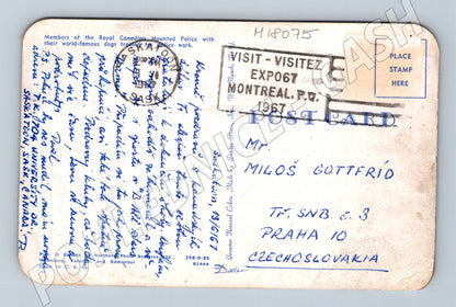 Pohlednice Kanada RCMP jízdní policie EXPO 1967 (M18075)