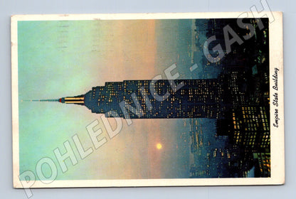 Pohlednice Empire State Building New York 1962 (M18076)