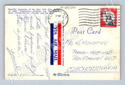 Pohlednice New York panorama 1965 (M18077)