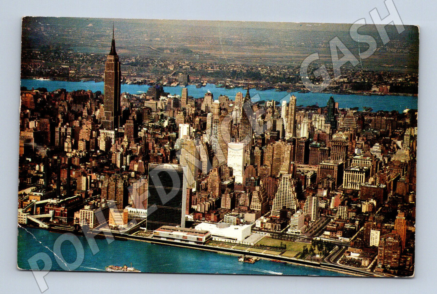 Pohlednice New York Manhattan letecký pohled (M18080)