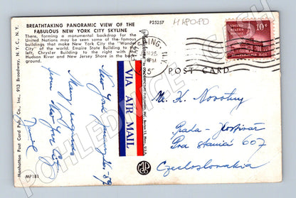 Pohlednice New York Manhattan letecký pohled (M18080)