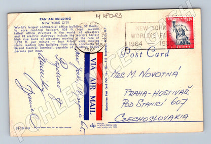 Pohlednice New York Pan Am Building 1960s (M18083)