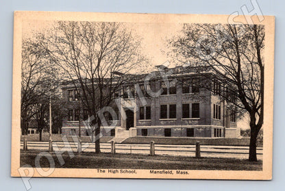 Pohlednice Mansfield High School Mass USA (M18085)