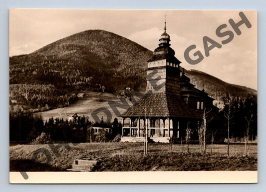 Pohlednice Beskydy Kunčice pod Ondřejníkem kostelík (M1809)
