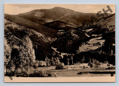 Pohlednice Beskydy Lysá hora 1325 m Orbis ČB (M1810)