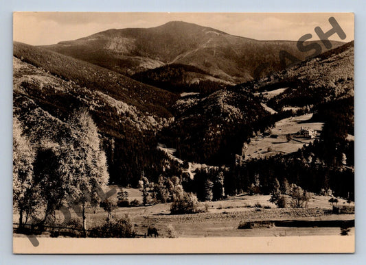 Pohlednice Beskydy Lysá hora 1325 m Orbis ČB (M1810)