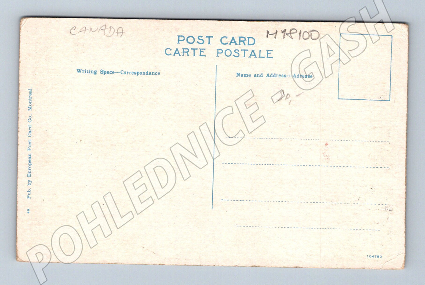 Pohlednice Montreal Mont Royal terasa (M18100)