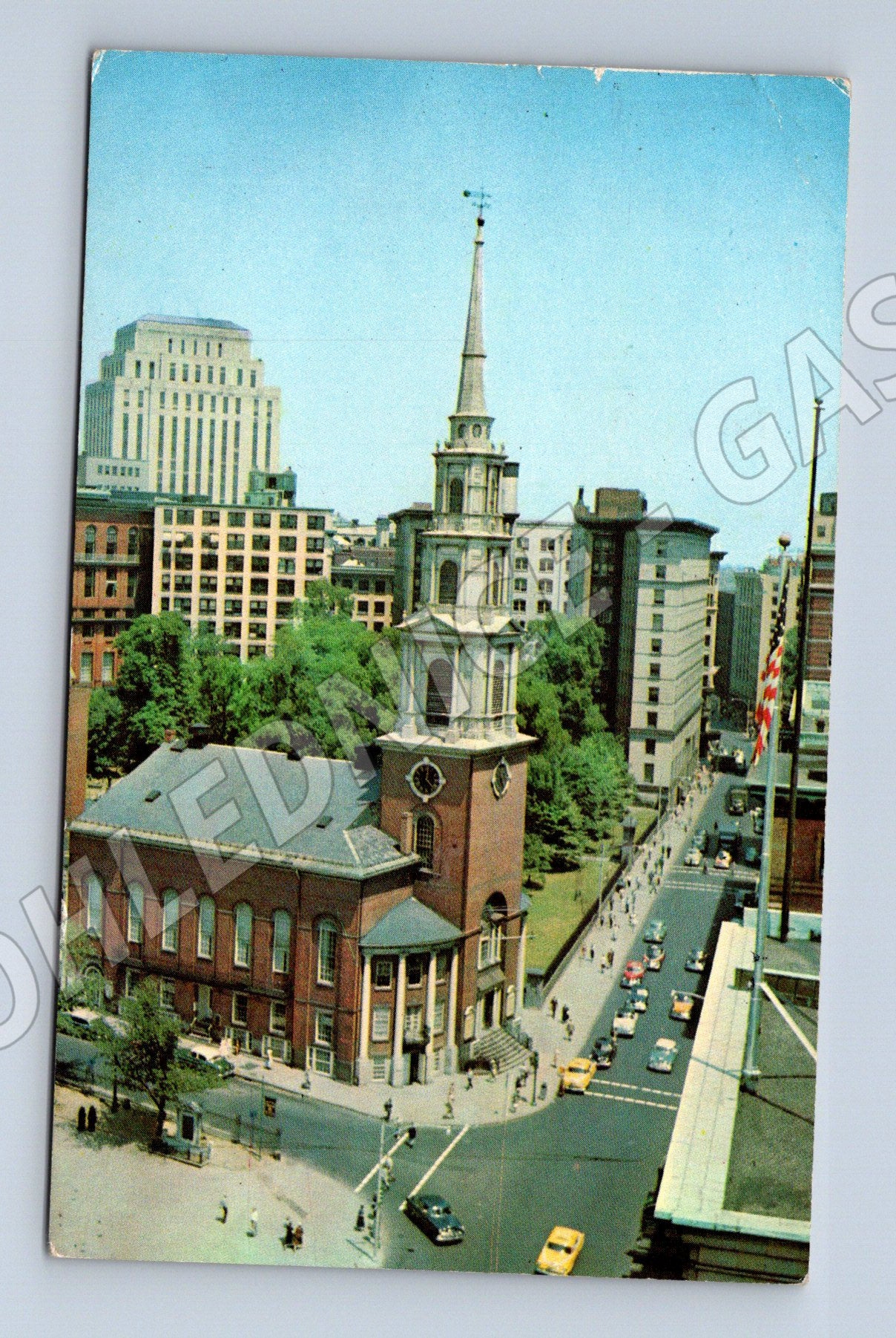 Pohlednice Boston Park Street Church (M18102)