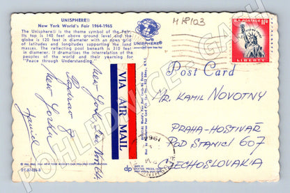Pohlednice Unisphere New York 1964 1965 (M18103)