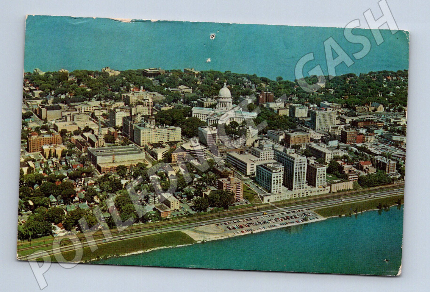 Pohlednice Madison Wisconsin letecký pohled (M18106)