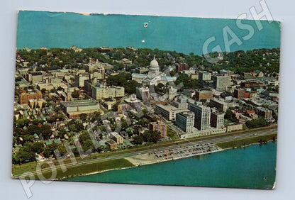 Pohlednice Madison Wisconsin letecký pohled (M18106)