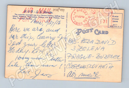 Pohlednice SS Florida Miami Havana 1956 (M18111)