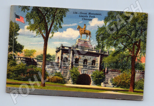 Pohlednice Chicago Grantův památník 1948 (M18114)