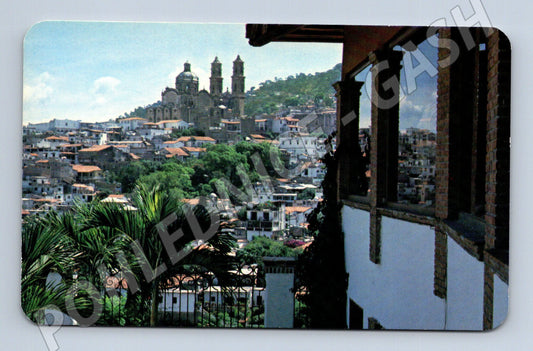 Pohlednice Mexiko Taxco balkón Santa Prisca (M18117)