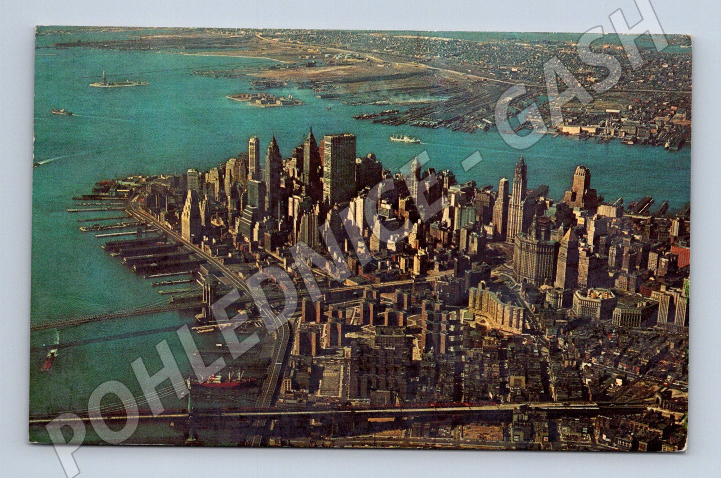 Pohlednice New York Manhattan letecký pohled (M18128)
