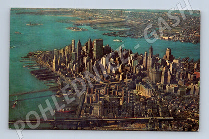 Pohlednice New York Manhattan letecký pohled (M18128)