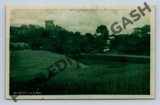Pohlednice Valečov hrad 1930 odeslaná 1933 zn raz (M1813)