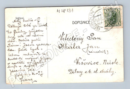 Pohlednice památník českých dělníků USA 1907 (M18131)