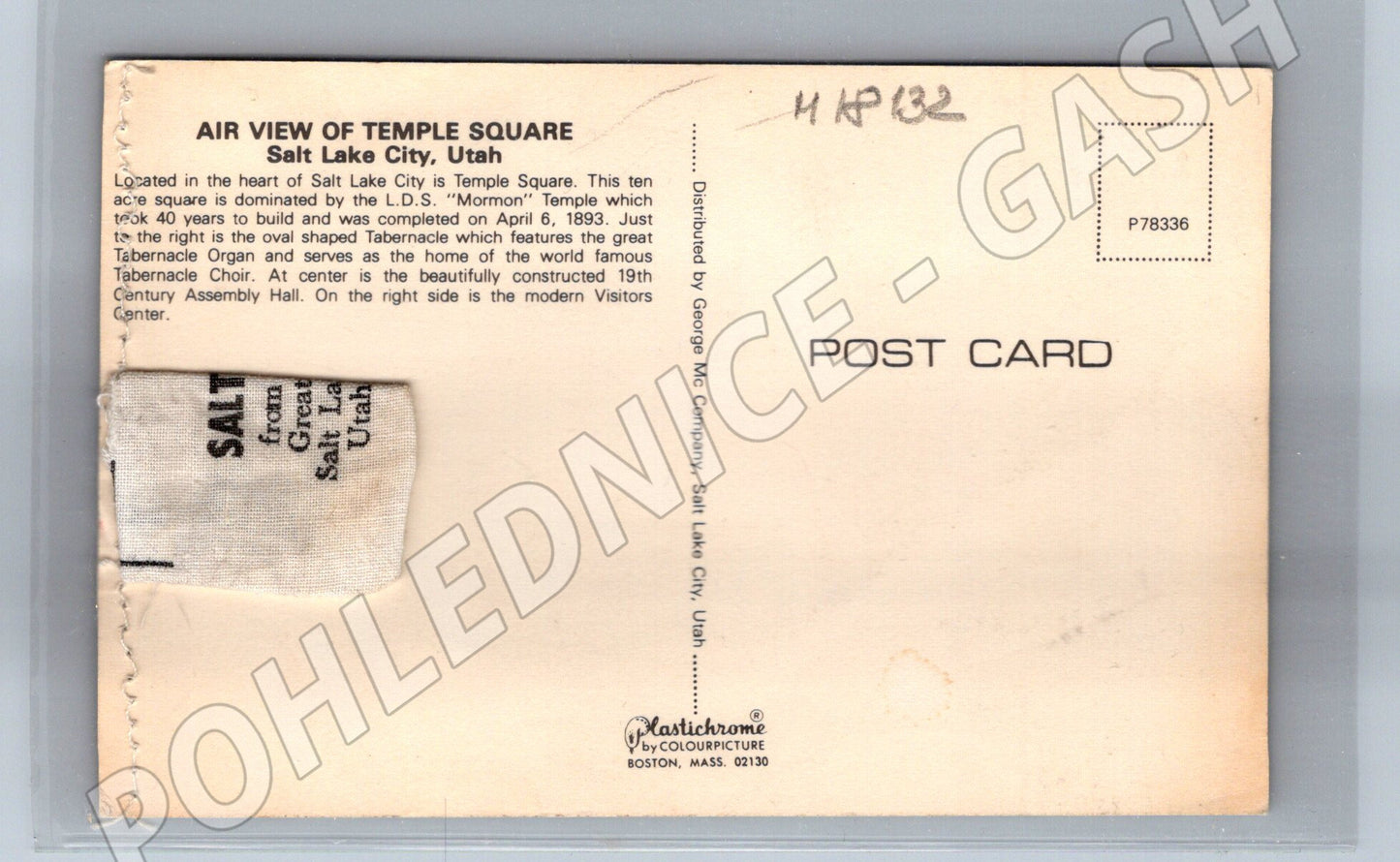 Pohlednice Salt Lake City Temple Square (M18132)