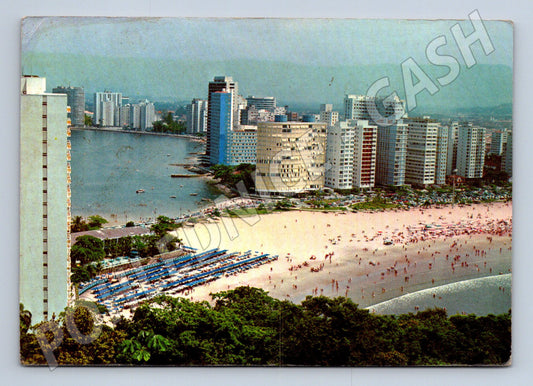 Pohlednice São Vicente Praia Itararé 1970 (M18142)