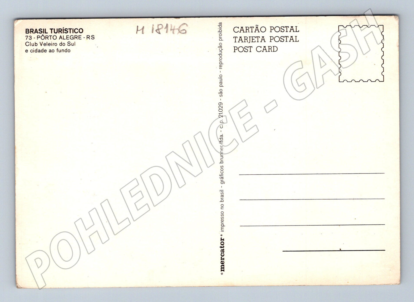 Pohlednice Porto Alegre Club Veleiro (M18146)