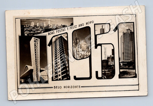 Pohlednice Belo Horizonte 1951 Brazílie (M18157)