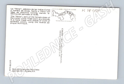 Pohlednice Panama mola styl Kuna (M18158)