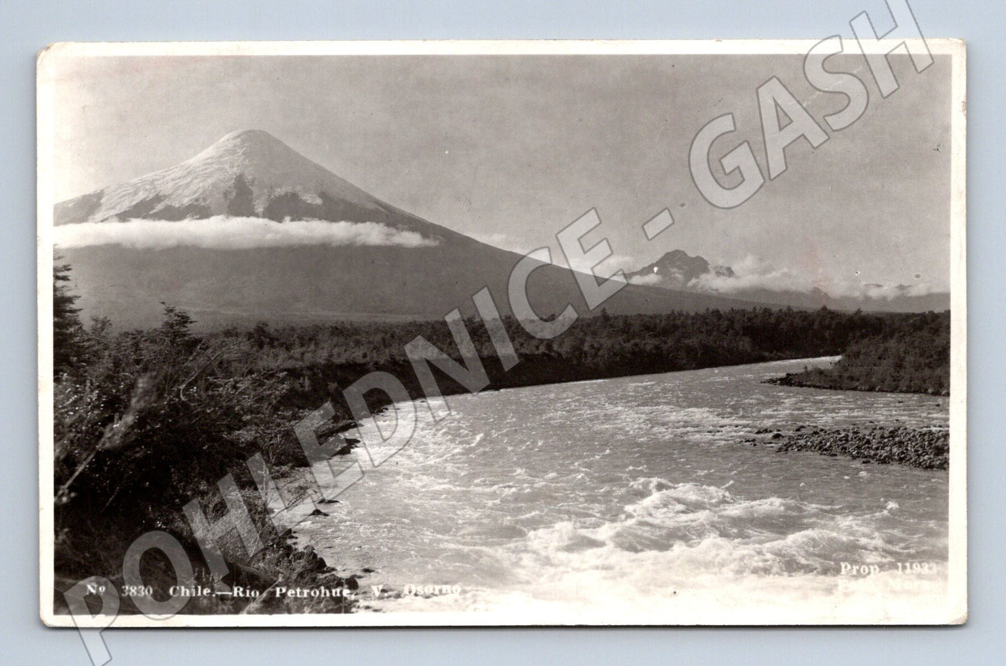 Pohlednice Chile řeka Petrohué sopka Osorno (M18164)