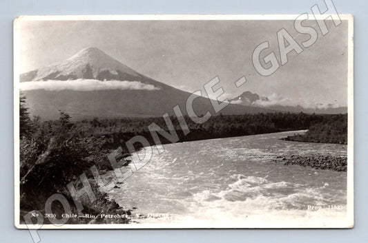 Pohlednice Chile řeka Petrohué sopka Osorno (M18164)