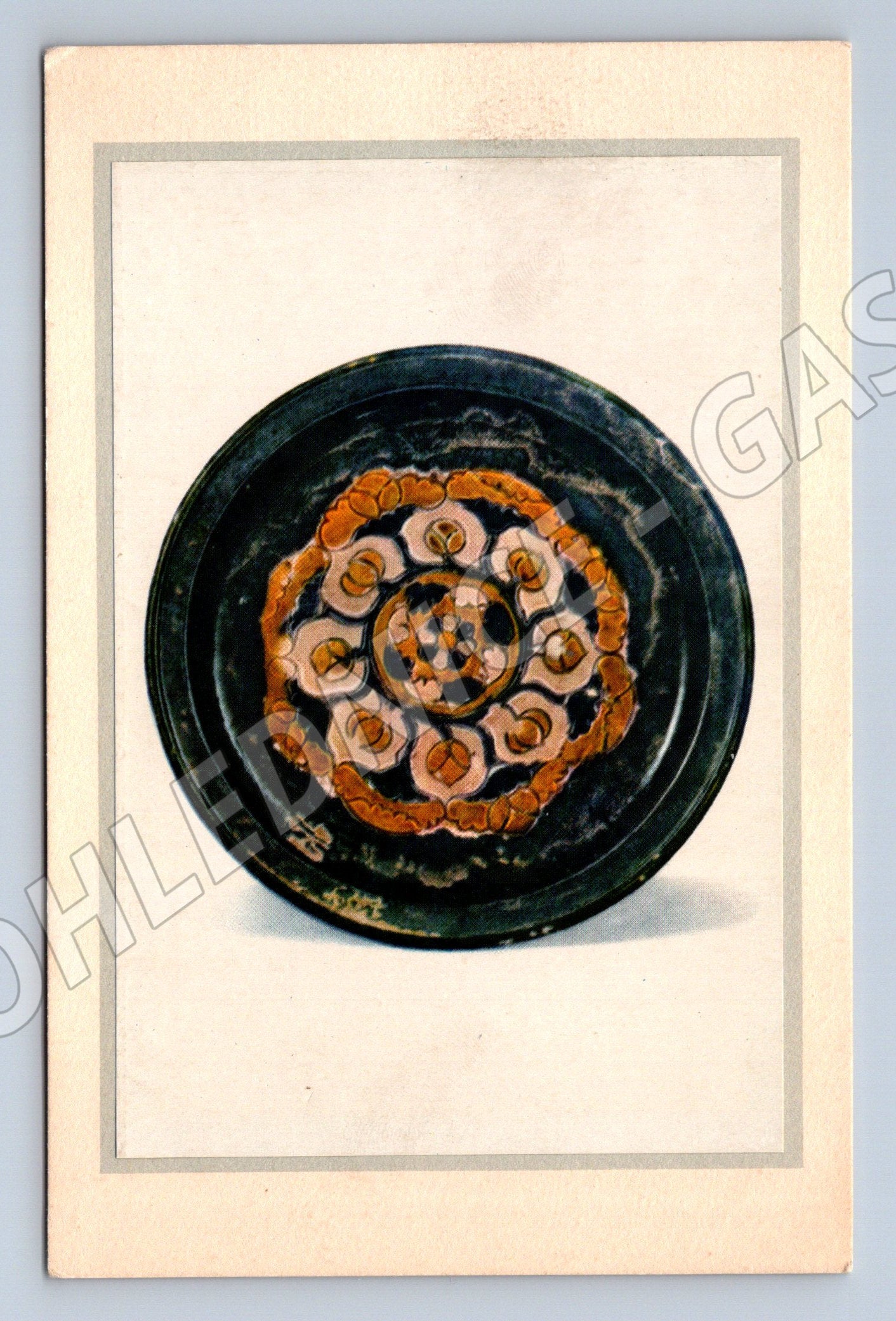 Pohlednice Čína keramický talíř Tang (M18169)