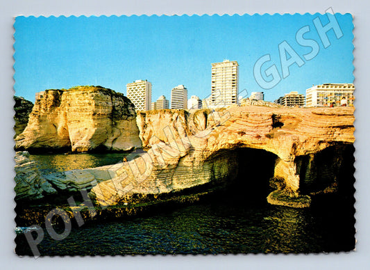 Pohlednice Bejrút Pigeon Rocks Libanon (M18174)