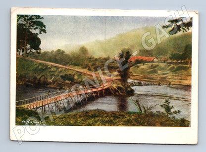 Pohlednice Vietnam starý most v Cửa Rào (M18185)