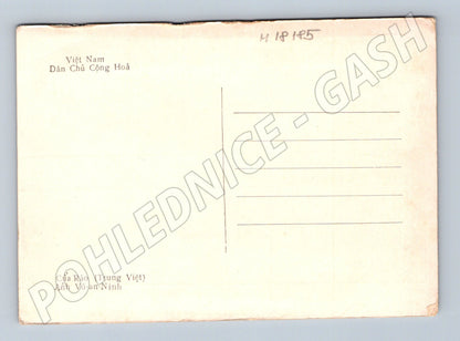 Pohlednice Vietnam starý most v Cửa Rào (M18185)