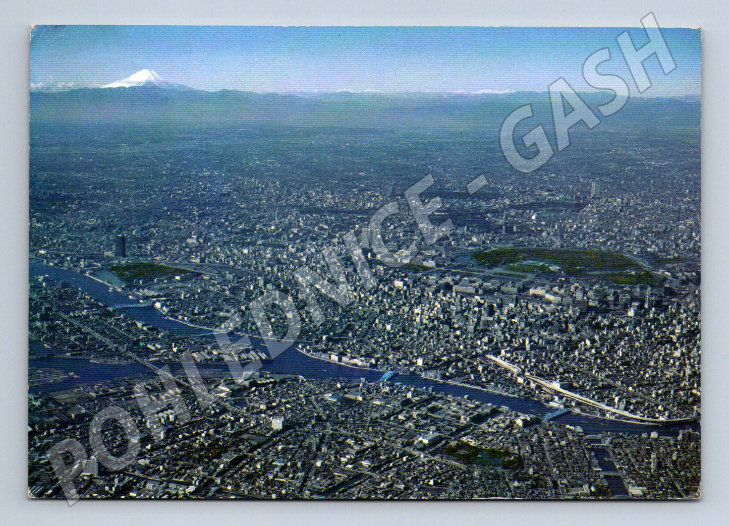 Pohlednice Tokio panorama s Fudži Japonsko 1972 (M18187)